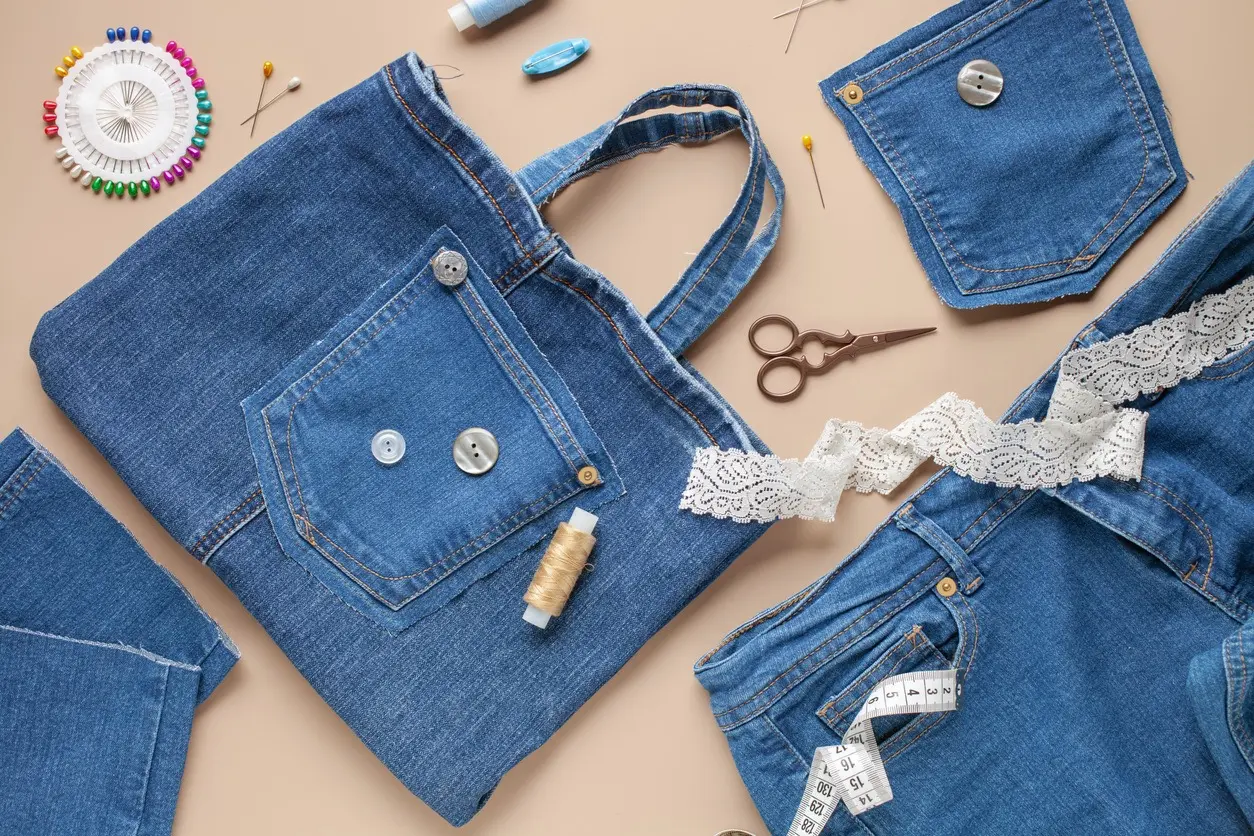 Upcycling old Jeans